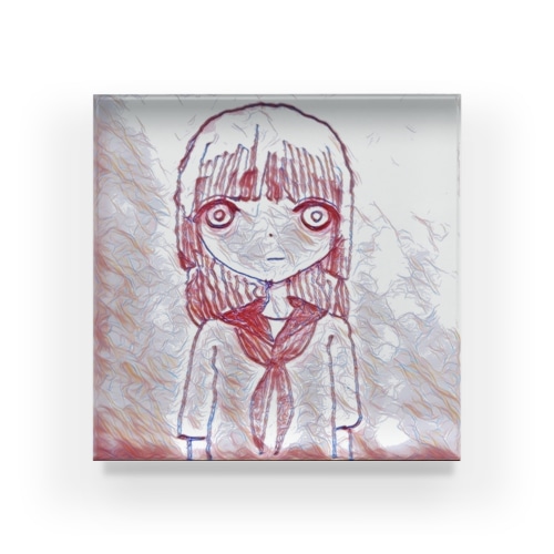 去年まで生きてたあの娘。 Acrylic Block