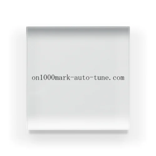 on1000mark-auto-tune.com Acrylic Block