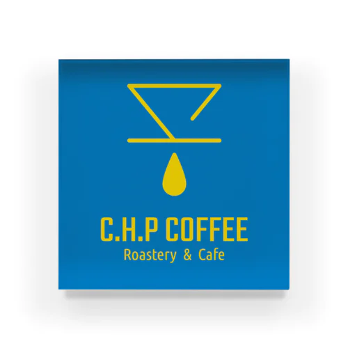 『C.H.P COFFEE』ロゴ_02 アクリルブロック