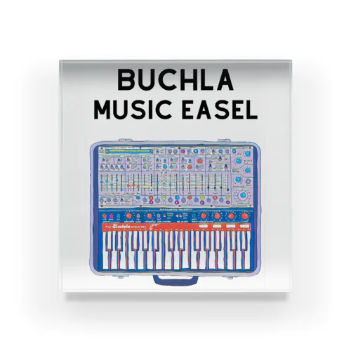 Buchla Music Easel Vintage Synthesizer Acrylic Block