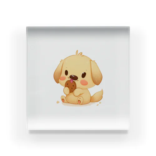 Cookies & dogs（クッキー & 犬） Acrylic Block