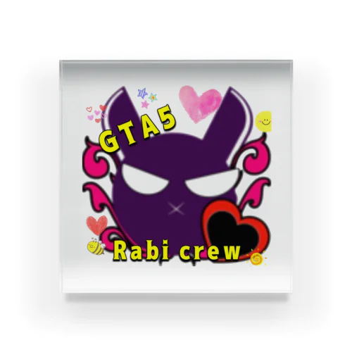 GTA5 Rabi crew エンブレム Acrylic Block