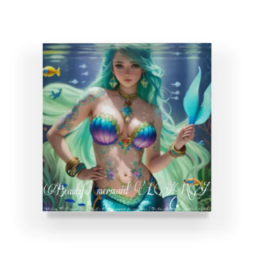 beautiful  mermaid  LARA Acrylic Block