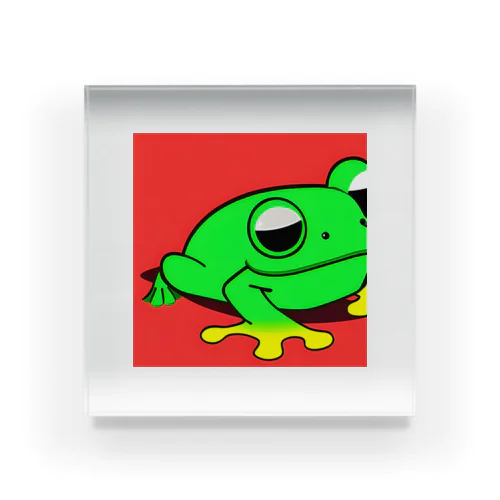 カエル🐸帰る Acrylic Block