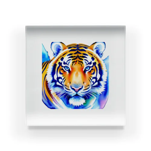 ワイルドな虎🐯 Acrylic Block