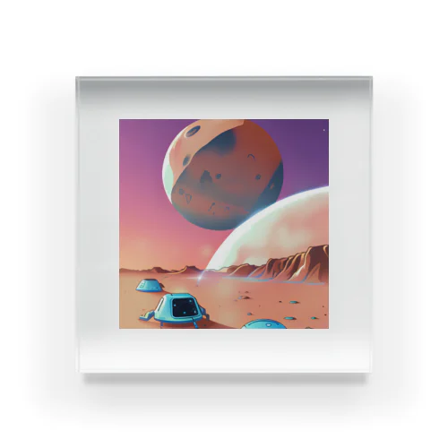 Mars Explorer Acrylic Block