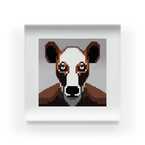 ドット絵のオカピ Acrylic Block
