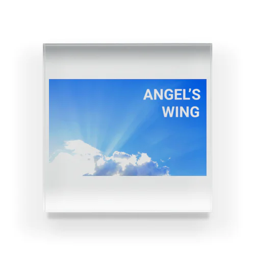 天使の羽！ ANGEL’S  WING アクリルブロック