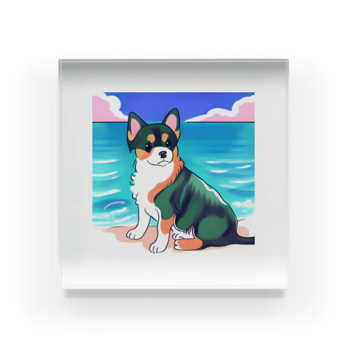 愛する犬 Acrylic Block