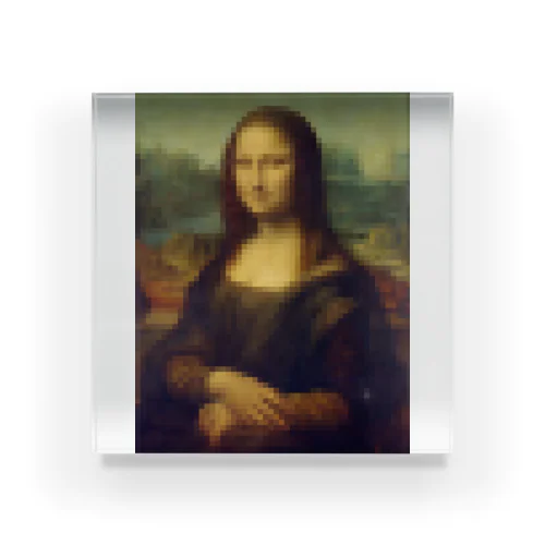 モザイクの女性 -the Mona Lisa モナ・リザ- アクリルブロック