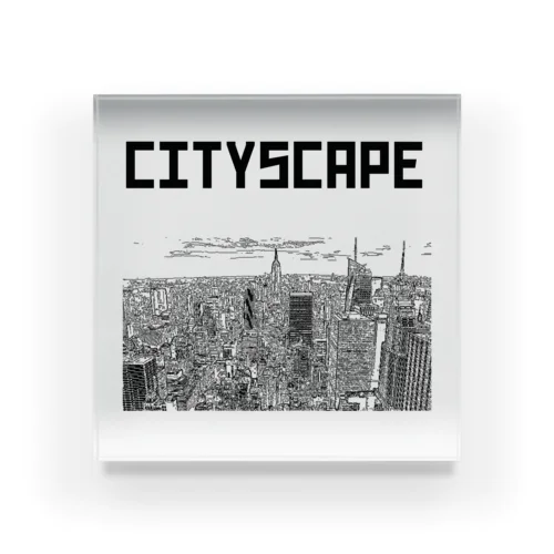 CITYSCAPE アクリルブロック