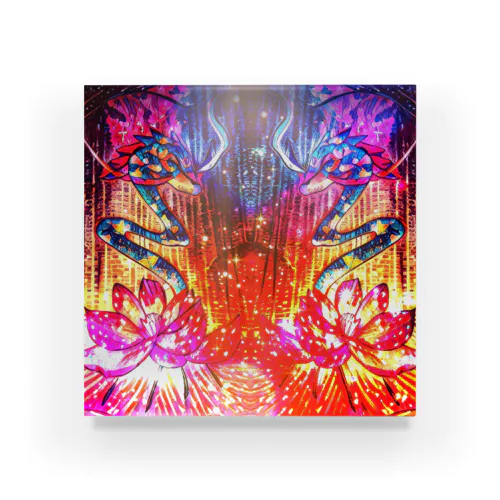 🐉dragon and lotus🪷 Acrylic Block
