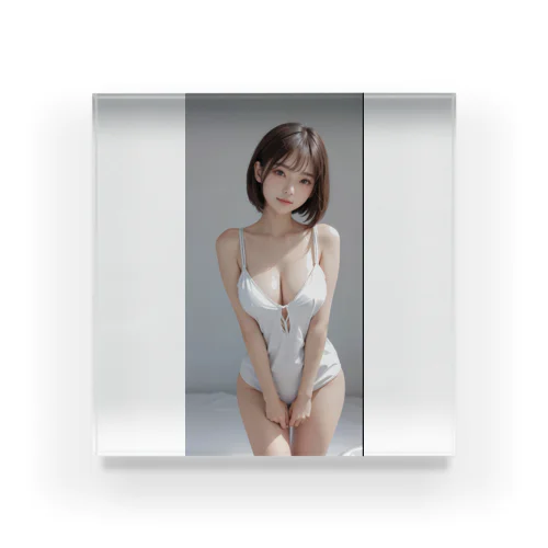 可愛い美少女 Acrylic Block