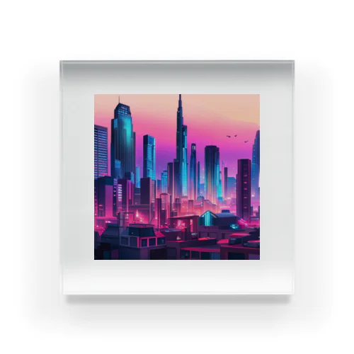 未来都市の視線　～Gaze of the Future City～ Acrylic Block