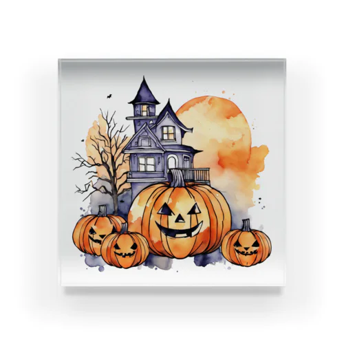 Halloween Acrylic Block