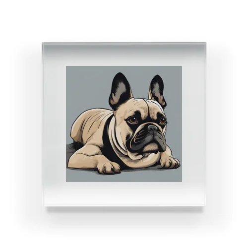 french bulldog Acrylic Block