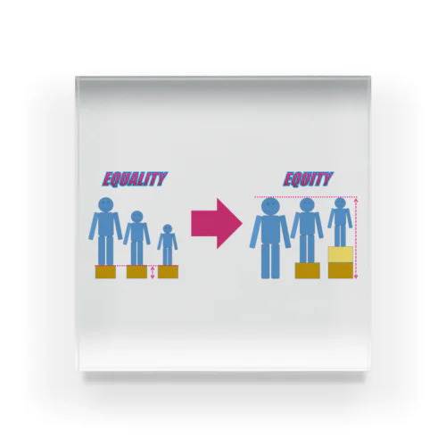 EQUALITY&EQUITY アクリルブロック