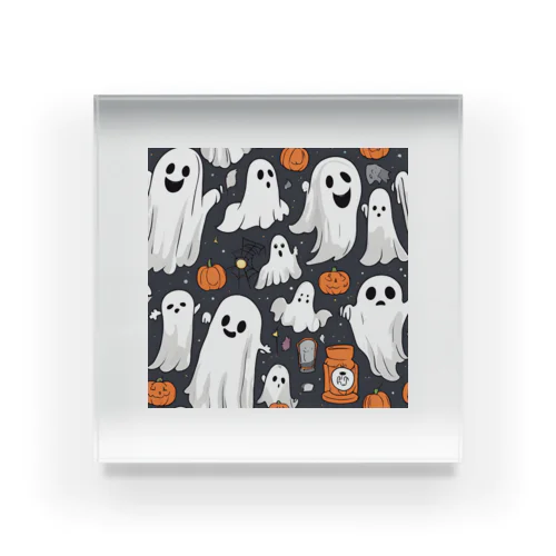 ハロウィン　おばけ Acrylic Block