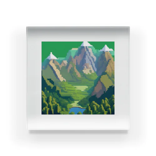 山岳地帯 Acrylic Block