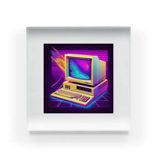 90年代のコンピューター アクリルブロック