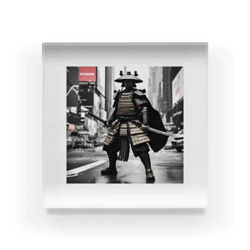 NY-samurai Acrylic Block