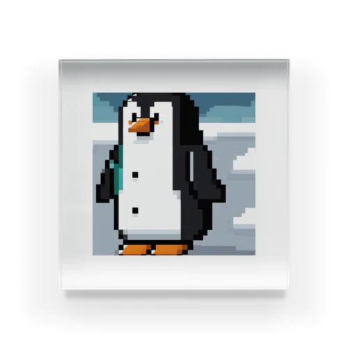 ピクセルペンギン クリエイティブデザイン アクリルブロック