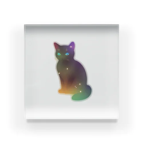 くろねこ Acrylic Block