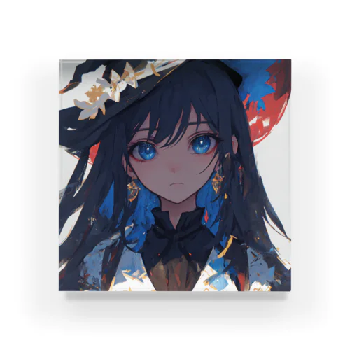 魔女イラストグッズ Acrylic Block