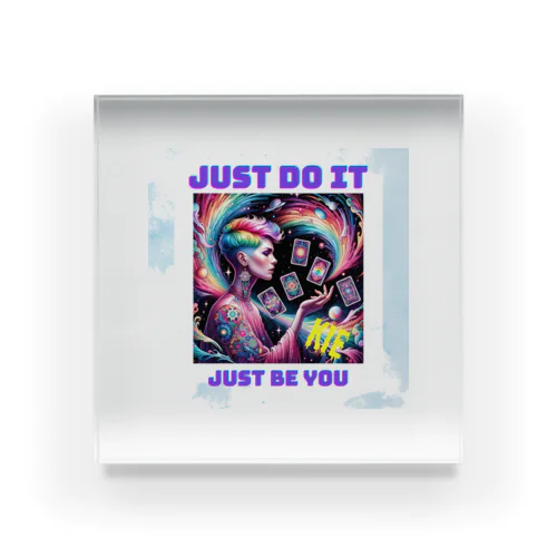 JUST DO IT Acrylic Block