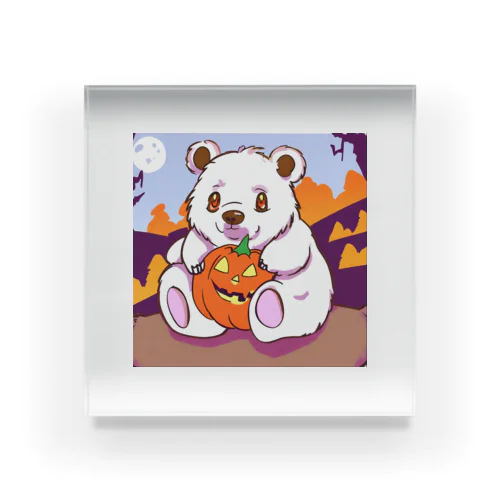 ハロウィンクマちゃん🎃 アクリルブロック