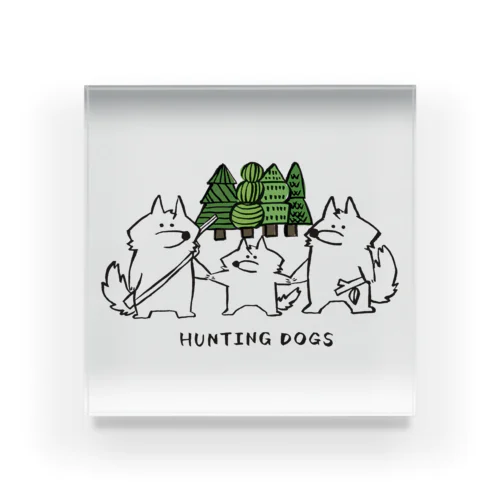 HUNTING DOGS Acrylic Block