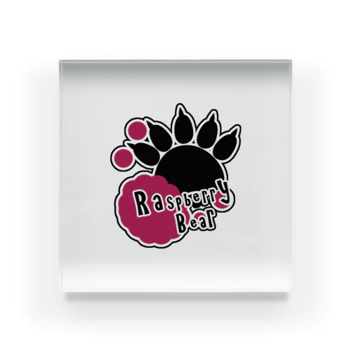 Raspberry Bear OFFICIAL GOODS Acrylic Block