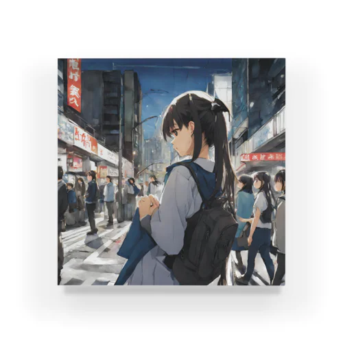 迷った美少女 Acrylic Block