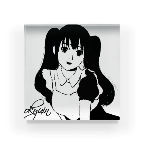 okyuin-おきゅいん-【アラサーの姫】 Acrylic Block