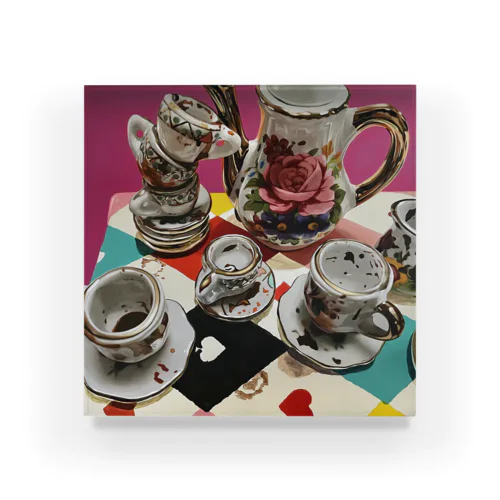 Tea cups Acrylic Block