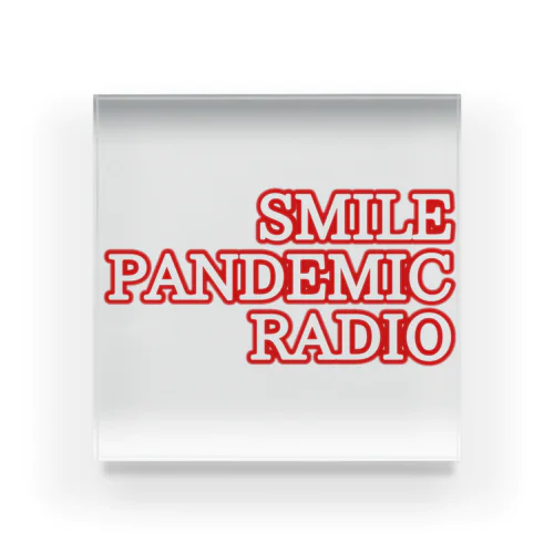 SMILE PANDEMIC RADIO 1st LOGO  Acrylic Block