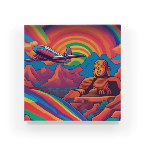 Psychedelic history mix 3 Acrylic Block