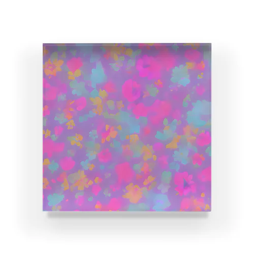 Flower Acrylic Block