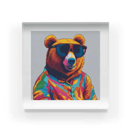 Bear Acrylic Block