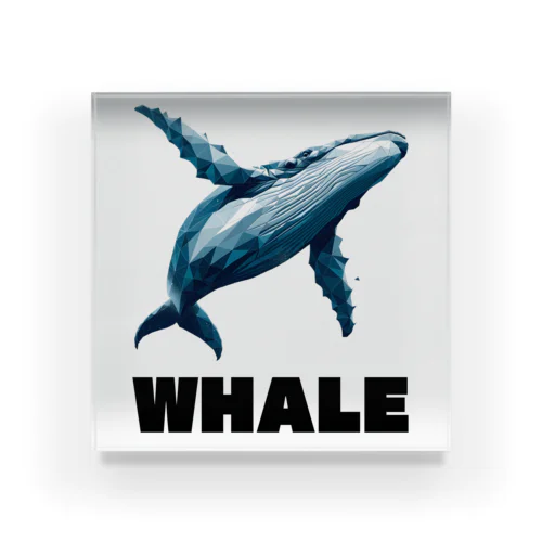 WHALE アクリルブロック