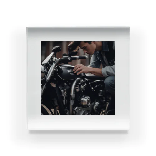 バイク整備 Acrylic Block