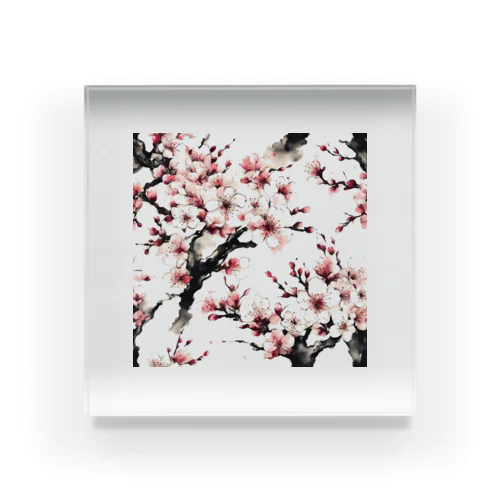 sakura. Acrylic Block