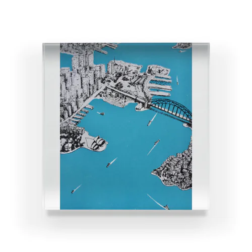 Sydney Lovers Acrylic Block