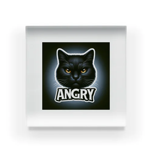 アングリー黒猫シリーズ Acrylic Block