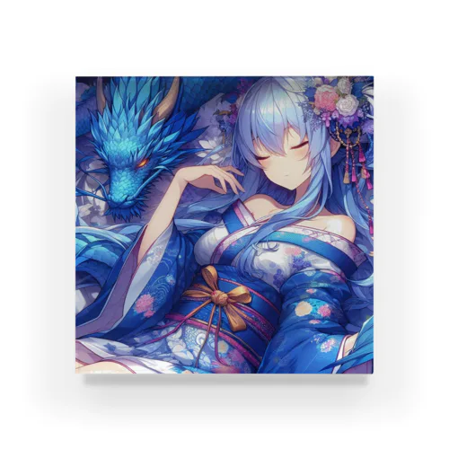 『Azure Dragon（ of the East）』 Acrylic Block