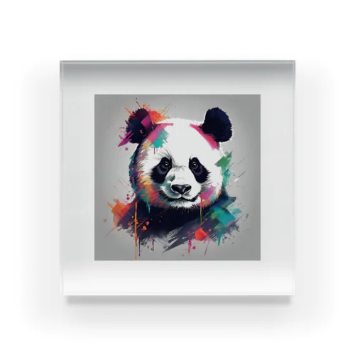 crazy_panda5 Acrylic Block