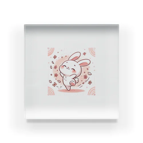 可愛いうさぎのグッズ Acrylic Block