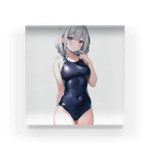 スク水美少女 Acrylic Block