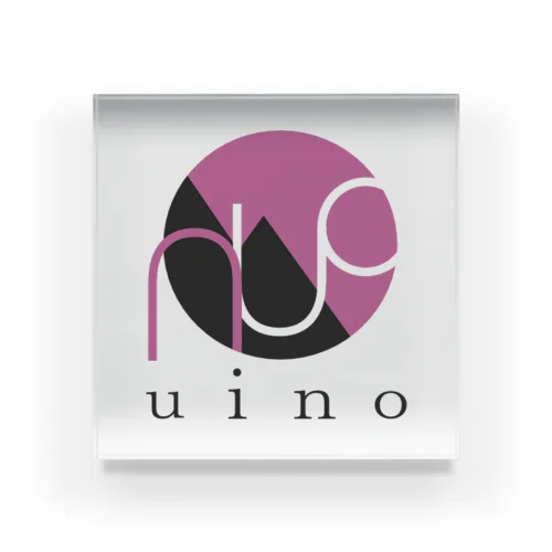 uino_logo_WH アクリルブロック