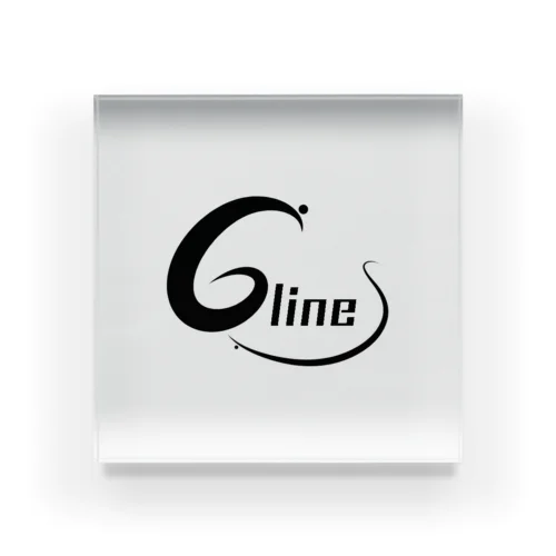 【G lines】ロゴ Acrylic Block